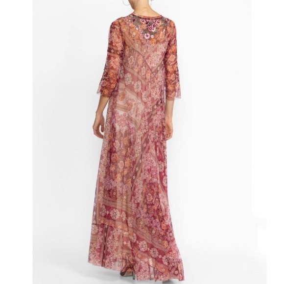 Johnny Was Cardinal Mesh Dress NEW - Picture 5 of 7